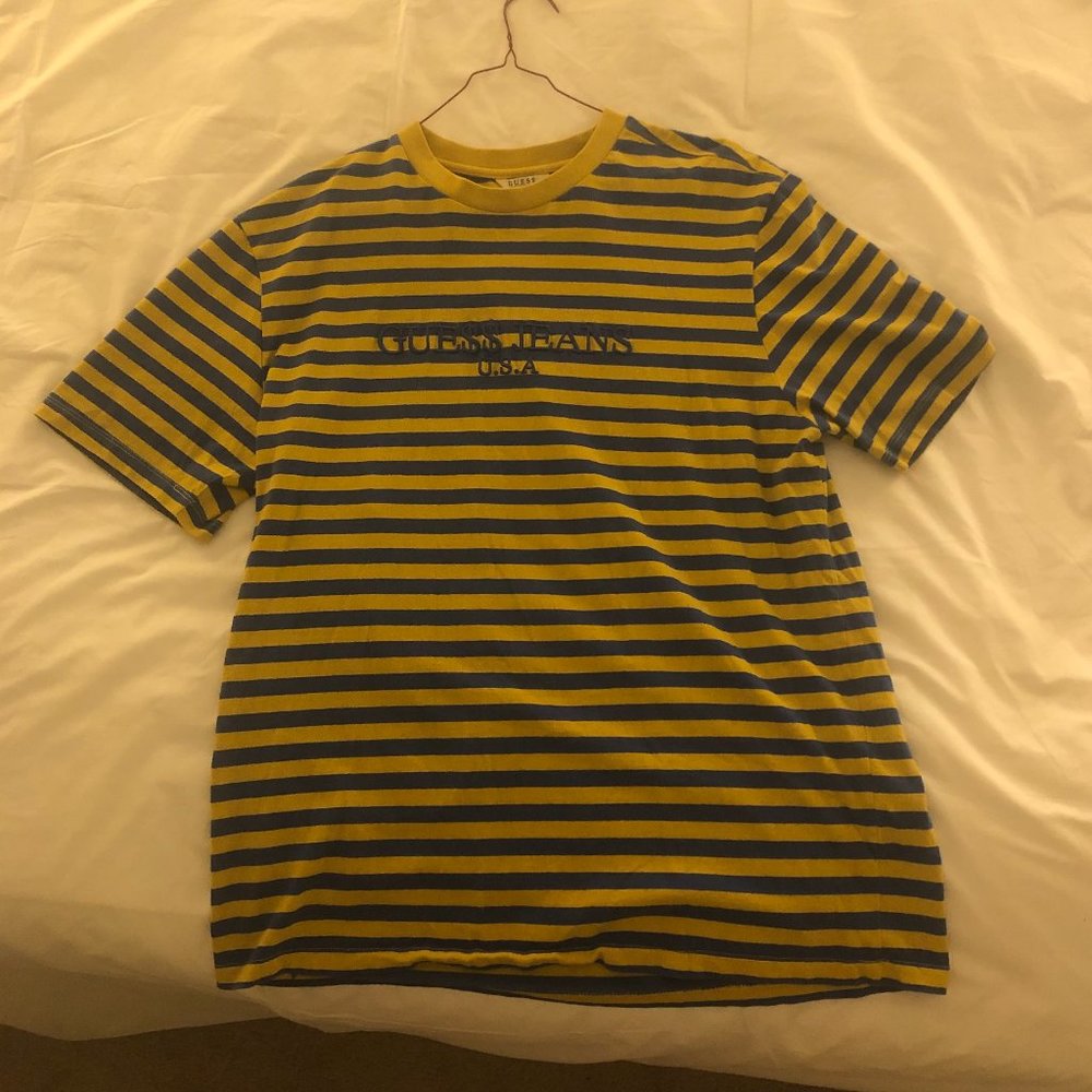 A$AP Rocky Guess Tee Yellow/Blue Colorway